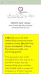 Mobile Screenshot of hanaleidayspa.com